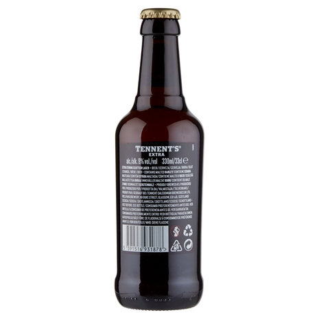 TENNENT'S EXTRA Birra strong scottish lager bottiglia 33cl