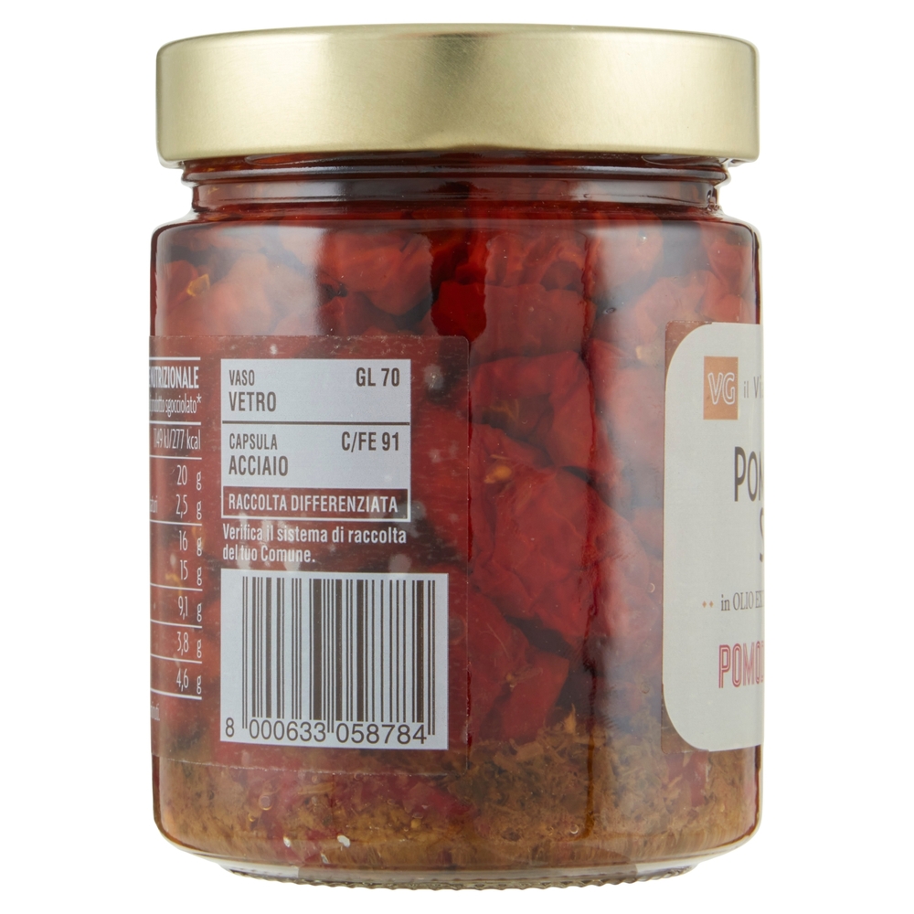 Pomodorini Secchi in Olio Extra Vergine di Oliva Il Viaggiator Goloso