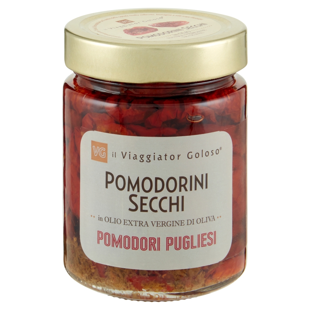 Pomodorini Secchi in Olio Extra Vergine di Oliva Il Viaggiator Goloso