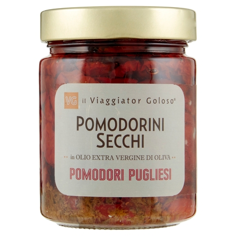 Pomodorini Secchi in Olio Extra Vergine di Oliva Il Viaggiator Goloso