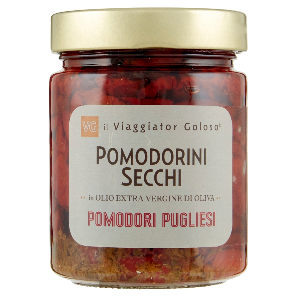 Pomodorini Secchi in Olio Extra Vergine di Oliva Il Viaggiator Goloso