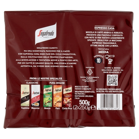 Segafredo Zanetti Espresso Casa 2 x 250 g