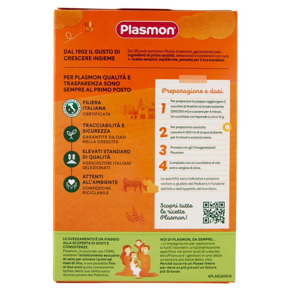 Plasmon la Pastina Anellini 300 g