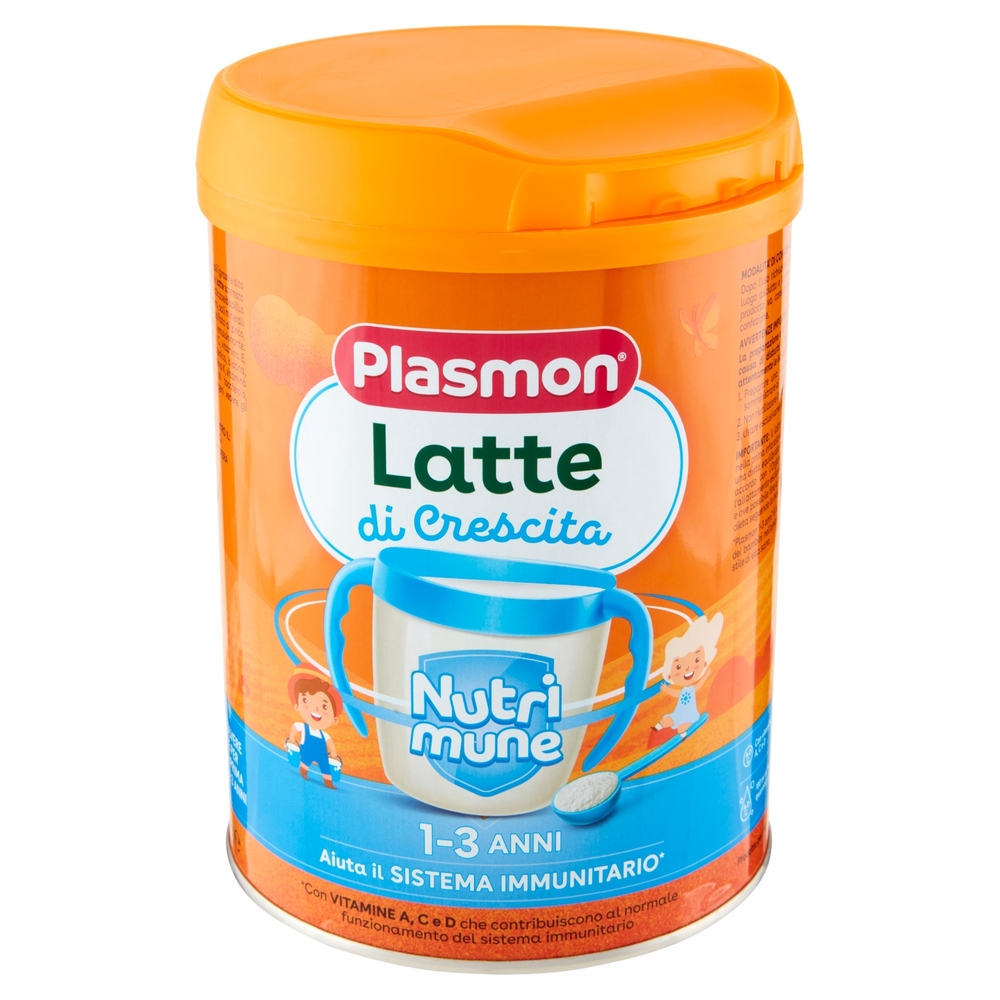 Plasmon Latte di Crescita Nutri mune 1-3 Anni 800 g
