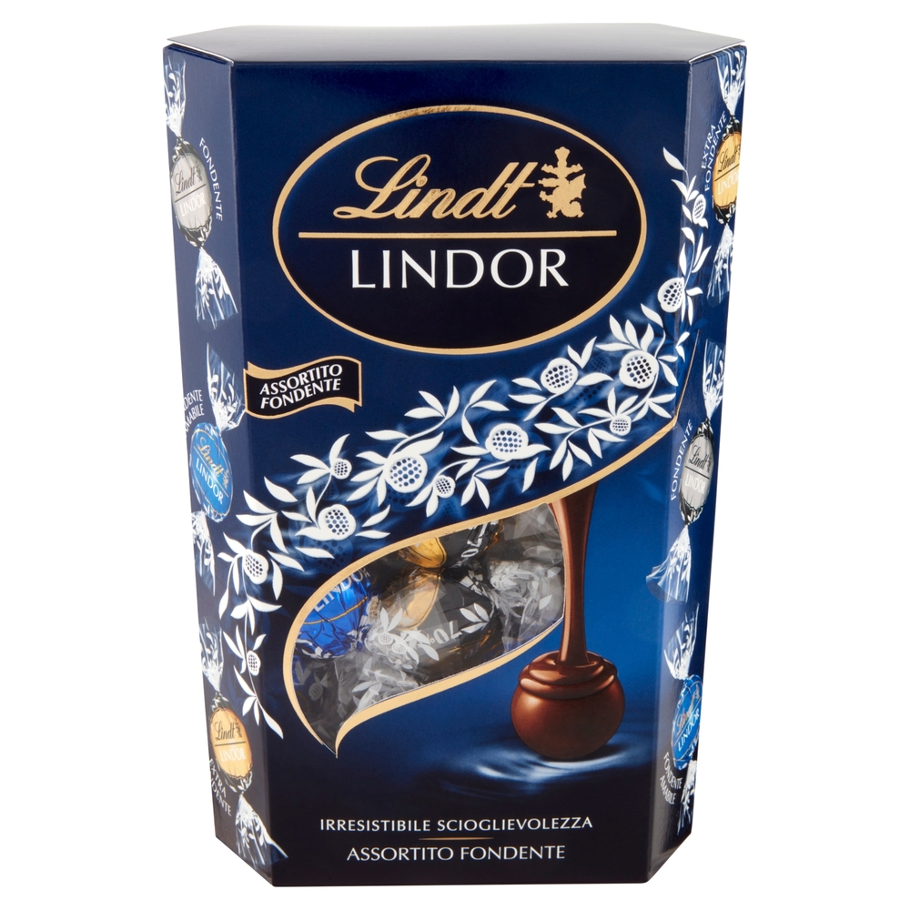 Lindt Cioccolatini Lindor Cioccolatini assortiti Scatola 337 g