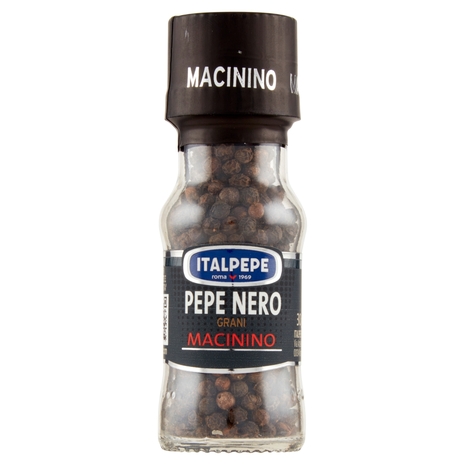 Italpepe Pepe Nero Grani Macinino 30 g