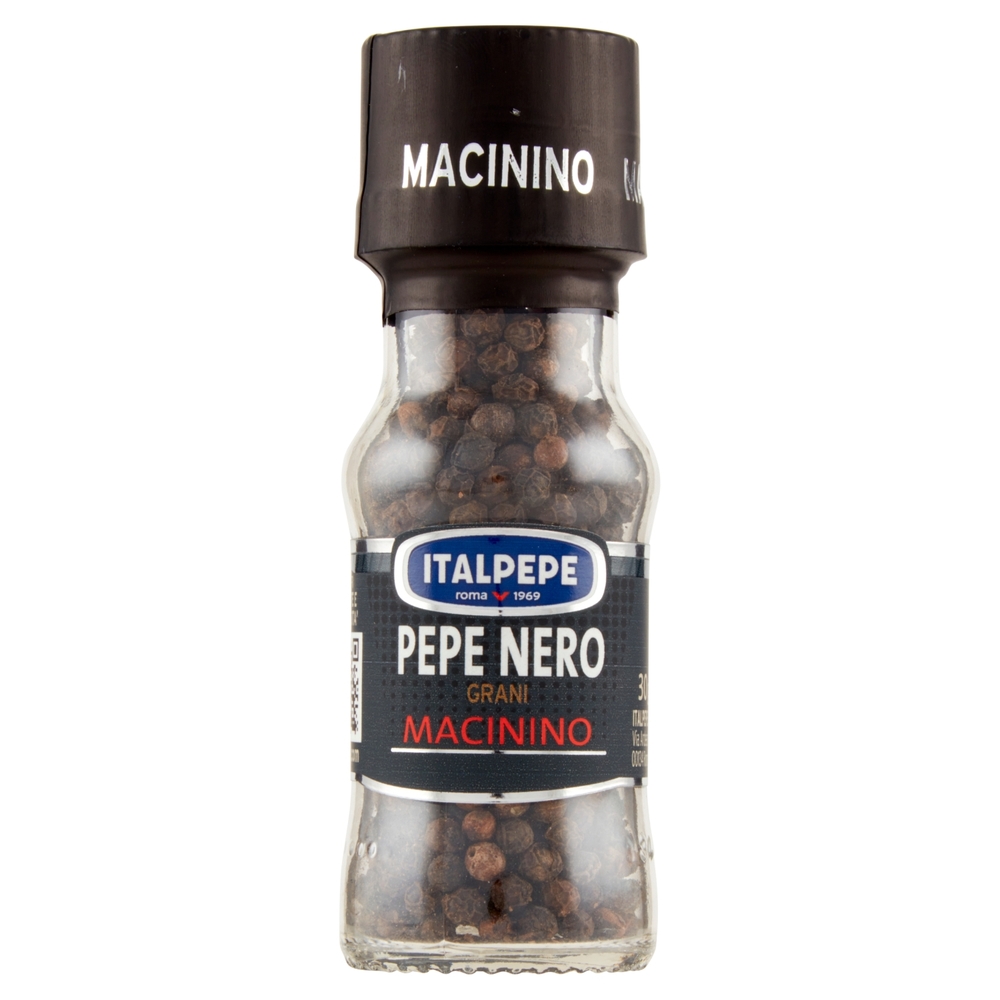 Italpepe Pepe Nero Grani Macinino 30 g