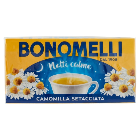 Bonomelli Notti calme Camomilla Setacciata 18 Filtri 27 g