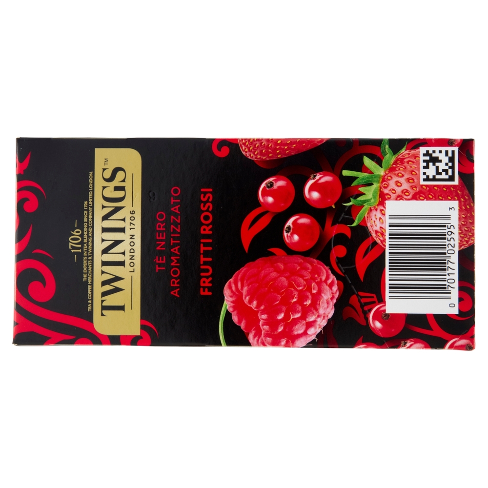 Twinings Tè nero aromatizzato Frutti Rossi 25 x 2 g