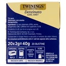 Twinings DeTea Earl Grey Deteinato 20 x 2 g