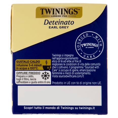 Twinings DeTea Earl Grey Deteinato 20 x 2 g