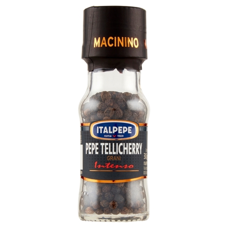 Italpepe Pepe Tellicherry Grani Inteso Macinino 30 g