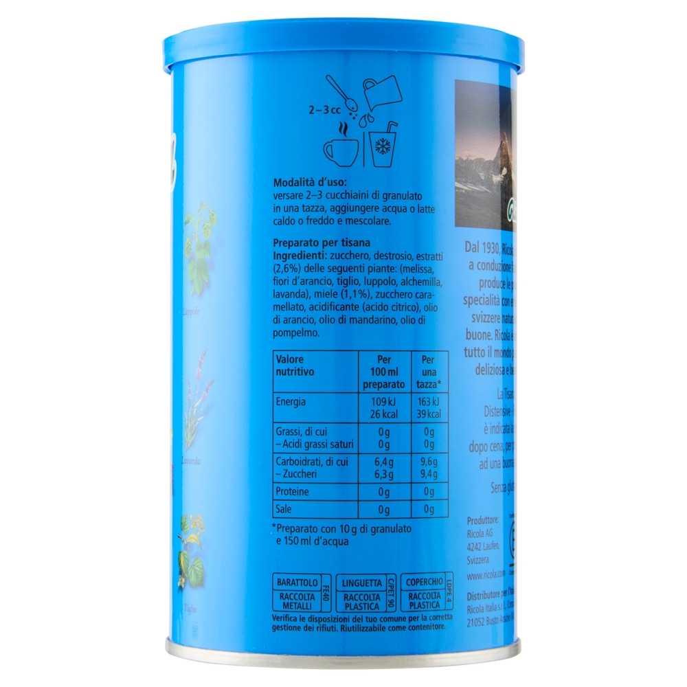 Ricola Preparato per Tisana Distensive - Relax 200 g