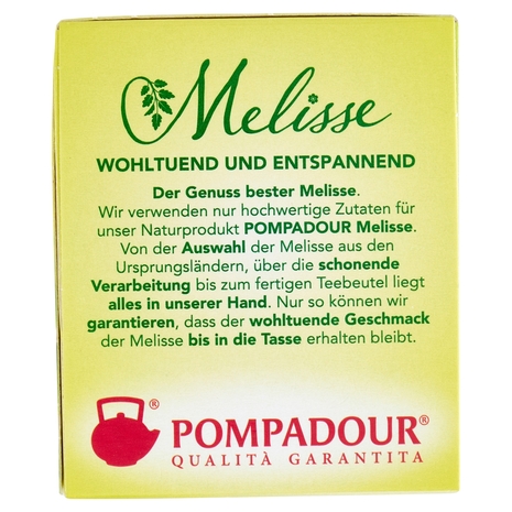 Pompadour Infuso Melissa 20 x 1,8 g