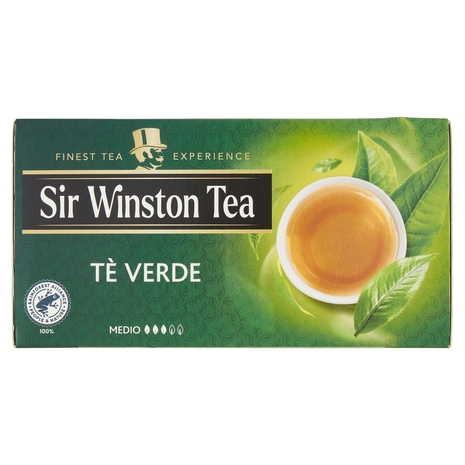 Sir Winston Tea Tè Verde Medio 24 x 1,75 g