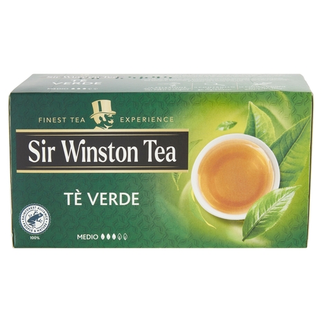 Sir Winston Tea Tè Verde Medio 24 x 1,75 g