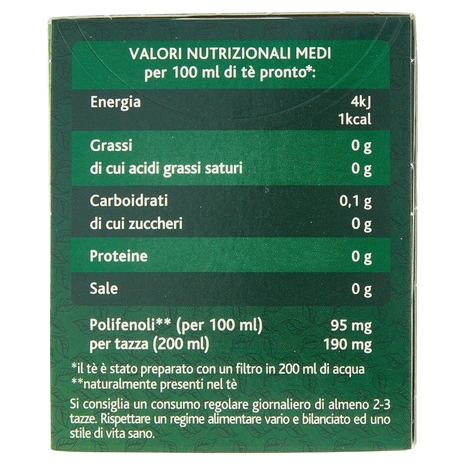 Sir Winston Tea Tè Verde Medio 24 x 1,75 g