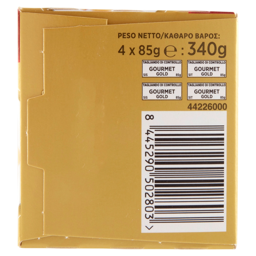 PURINA GOURMET Gold Straccetti Salmone / Pesce dell'Oceano 4 x 85 g