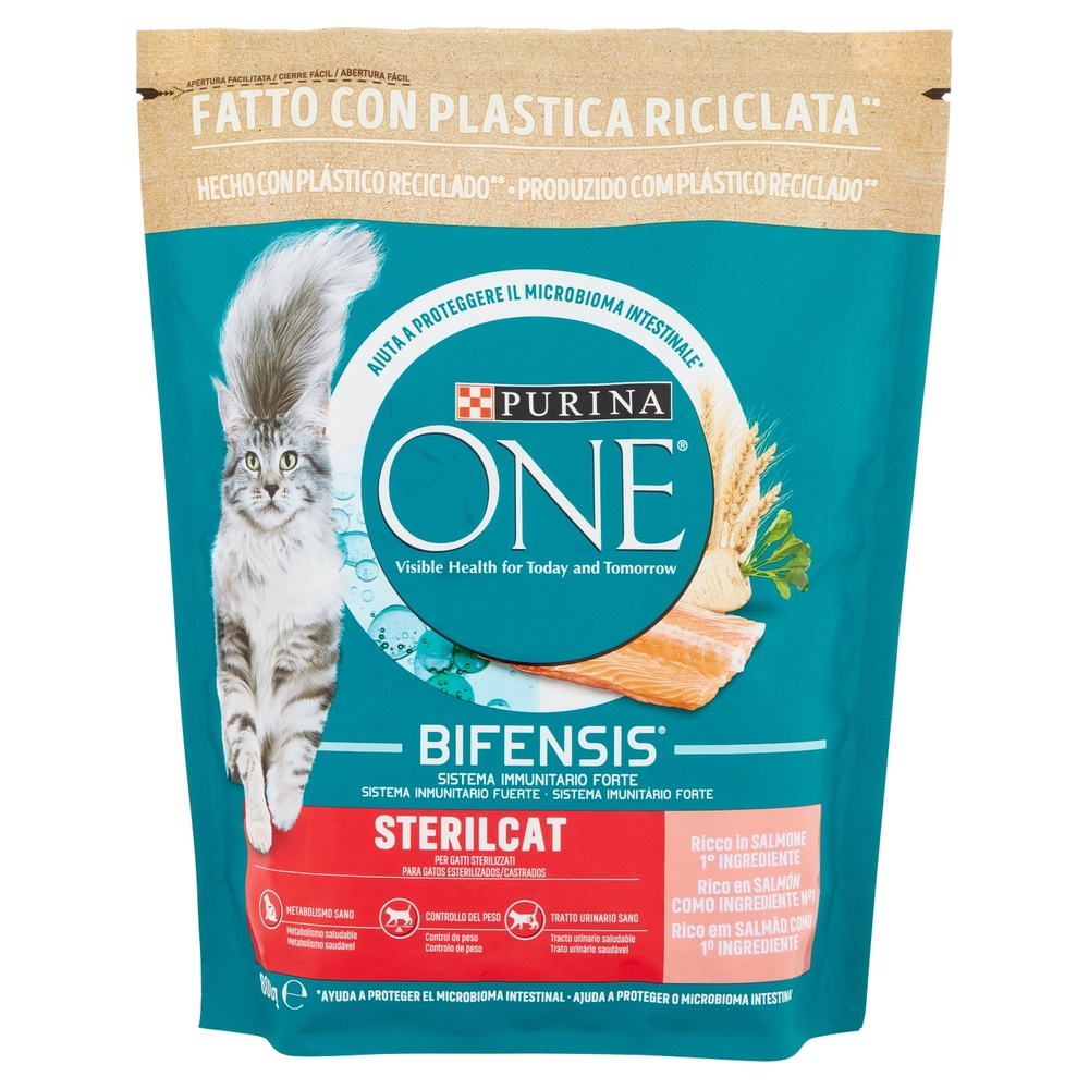 PURINA ONE Sterilcat Ricco in Salmone 800 g