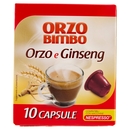 Orzo Bimbo Orzo e Ginseng, senza Caffeina, Capsule Compatibili con Macchine Nespresso - 10 per 5,4 g