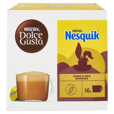 NESCAFÉ DOLCE GUSTO Nesquik Bevanda al gusto di cioccolato 16 capsule 256 g