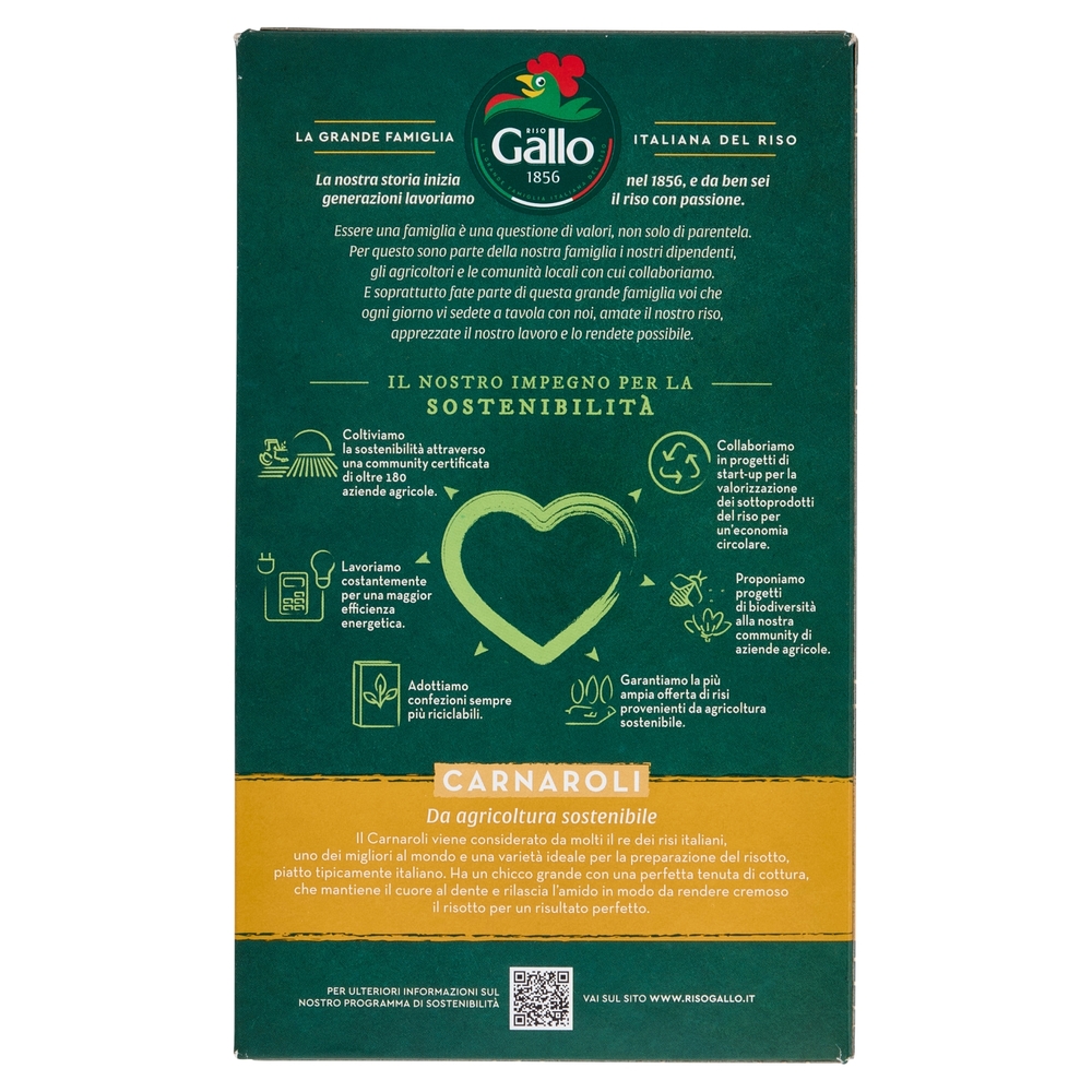Riso Gallo Carnaroli da agricoltura sostenibile 1 kg
