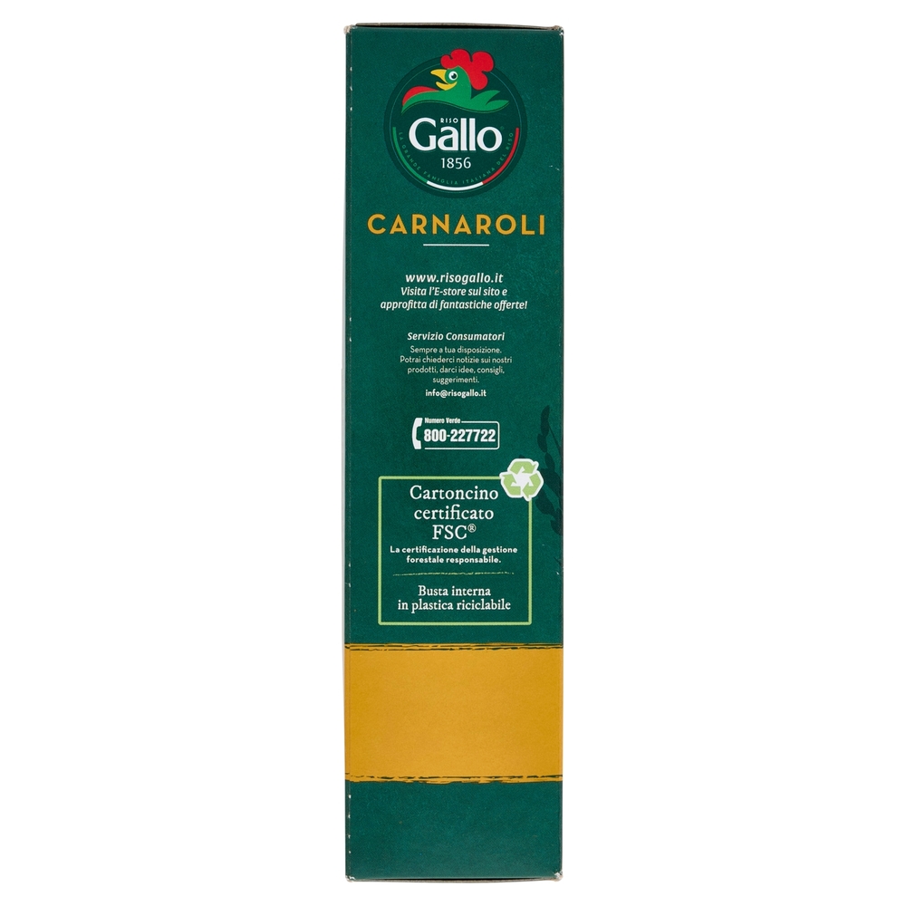Riso Gallo Carnaroli da agricoltura sostenibile 1 kg