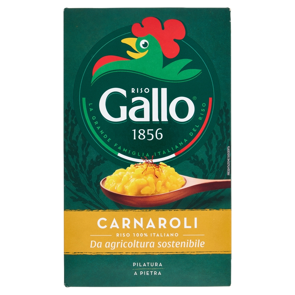 Riso Gallo Carnaroli da agricoltura sostenibile 1 kg