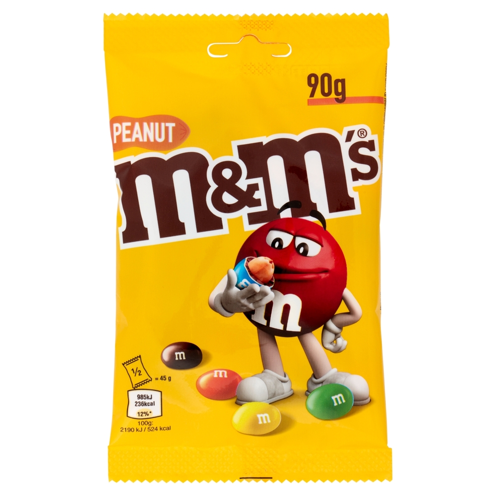 M&M's Snack al Cioccolato con Arachidi 90 g