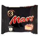 Mars Barretta Snack al Cioccolato al Latte con Caramello x3 135 g