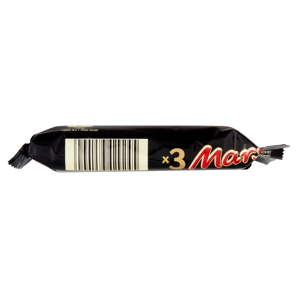 Mars Barretta Snack al Cioccolato al Latte con Caramello x3 135 g