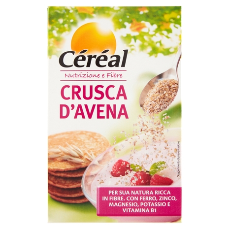 Céréal Nutrizione e Fibre Crusca d'Avena, naturalmente ricca in fibre e vitamine B1 e B6 - 360 g
