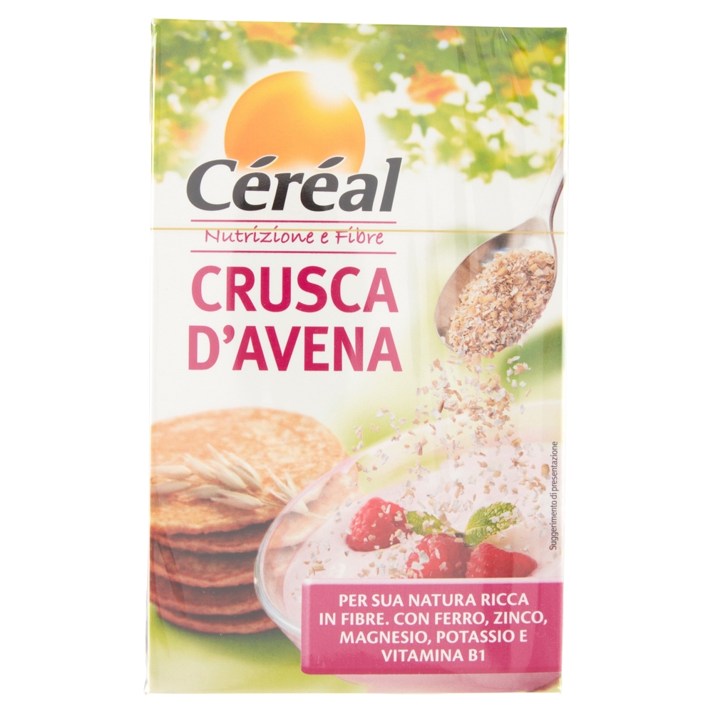 Céréal Nutrizione e Fibre Crusca d'Avena, naturalmente ricca in fibre e vitamine B1 e B6 - 360 g