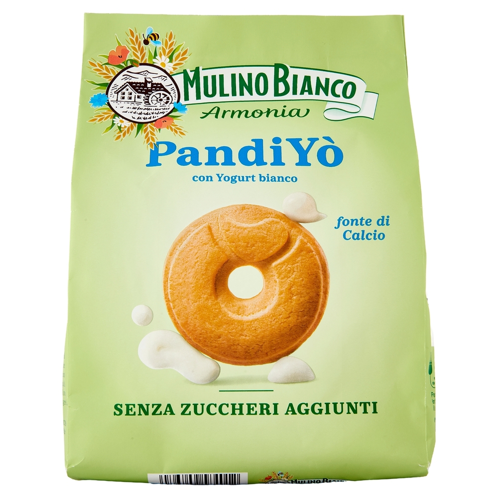 Mulino Bianco Armonia Pandiyò Biscotti Yogurt Bianco Senza Zuccheri Aggiunti Fonte di Calcio 270g
