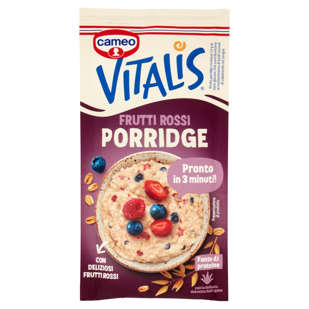 cameo Vitalis Frutti Rossi Porridge 56 g