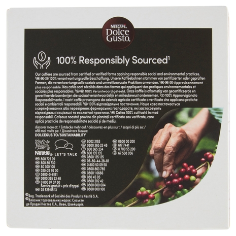 NESCAFÉ DOLCE GUSTO Espresso Intenso Decaffeinato Caffè 16 capsule 99,2 g