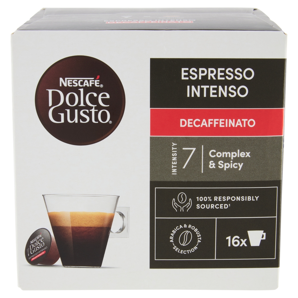 NESCAFÉ DOLCE GUSTO Espresso Intenso Decaffeinato Caffè 16 capsule 99,2 g