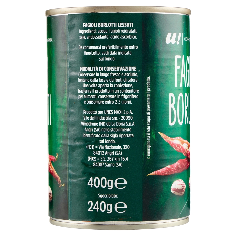 Fagioli Borlotti U! Confronta e Risparmia