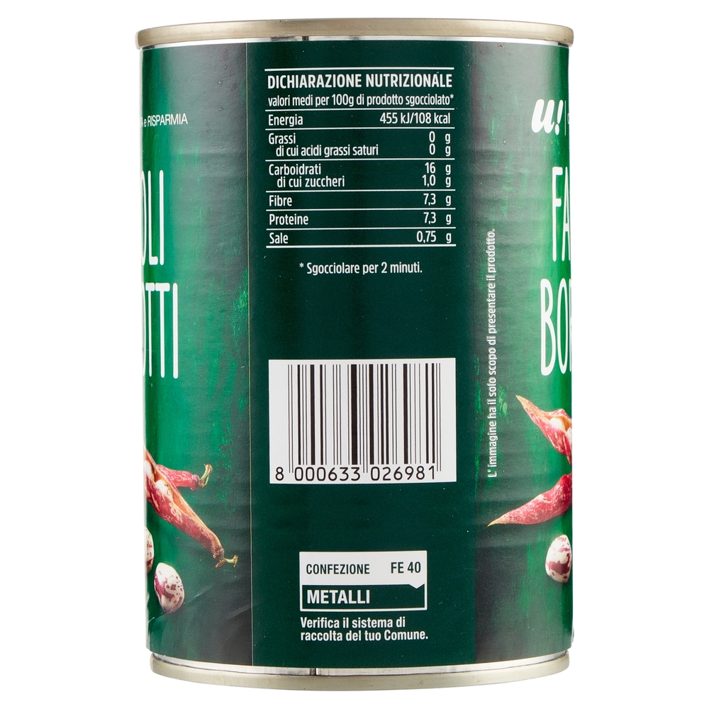 Fagioli Borlotti U! Confronta e Risparmia