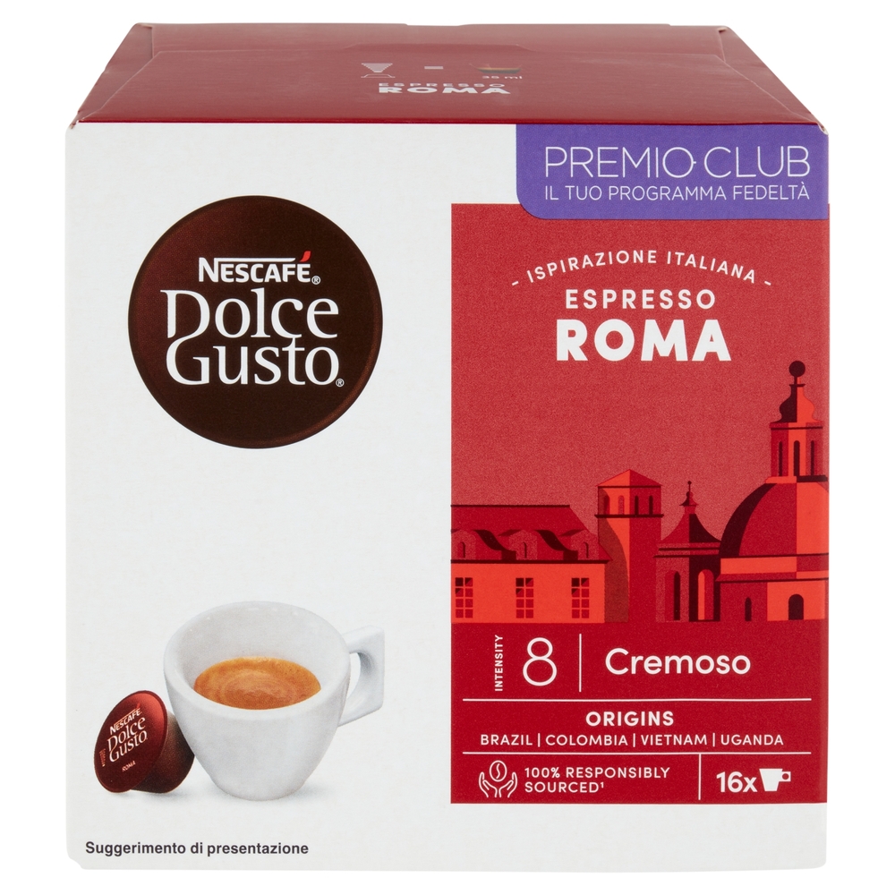 NESCAFÉ DOLCE GUSTO Espresso Roma 16 capsule (16 tazze)