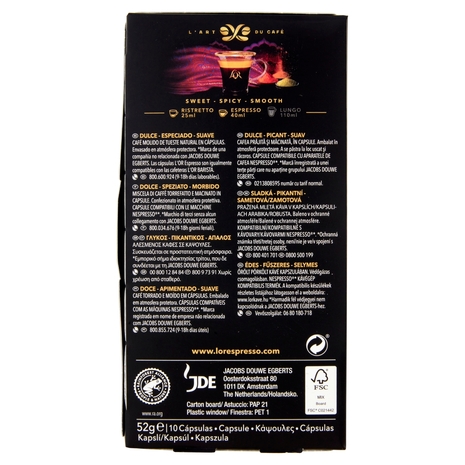 L'Or Espresso Origins Collection India Karnataka 10 Capsule 52 g