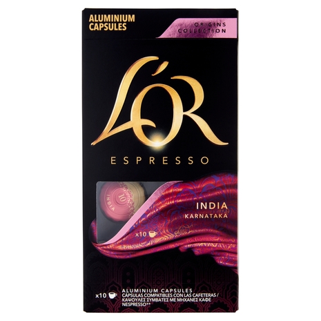 L'Or Espresso Origins Collection India Karnataka 10 Capsule 52 g