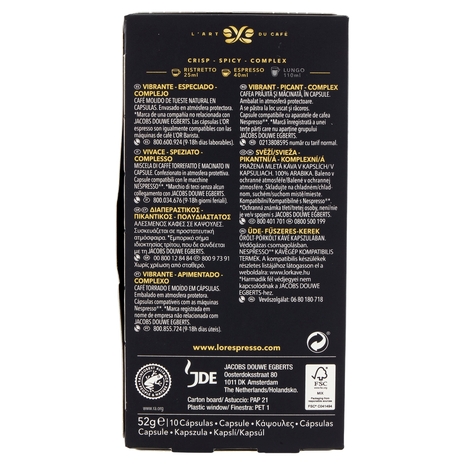 L'Or Espresso Ristretto 10 Capsule 52 g