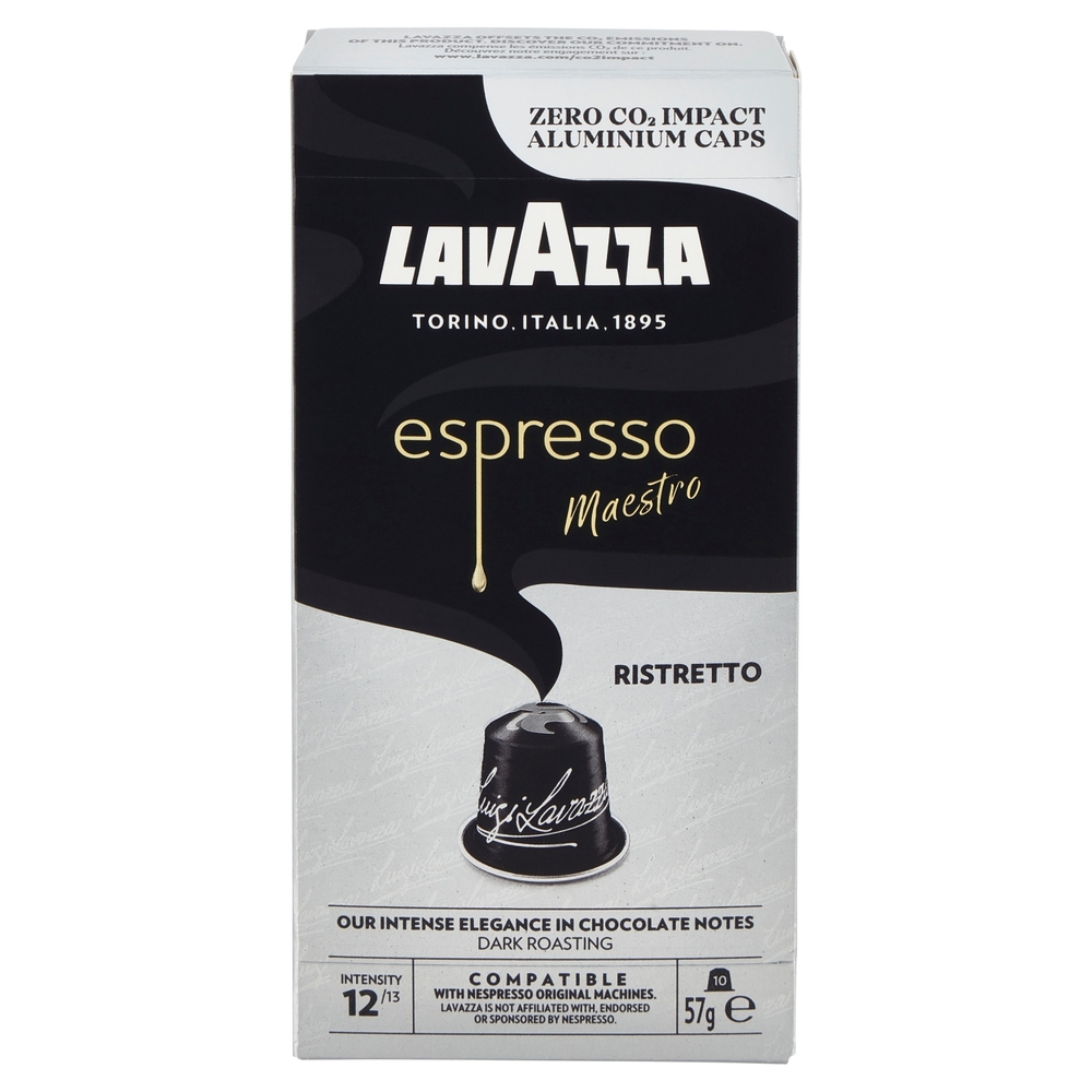 Lavazza Espresso Maestro Ristretto Compatibile con Nespresso Original 10 Capsule 57 g