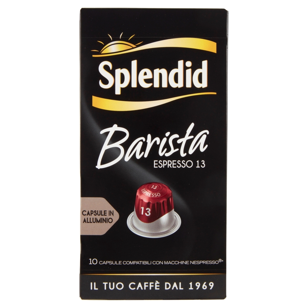 Splendid Barista Espresso 13 Capsule Compatibili con Macchine Nespresso* 10 x 52 g