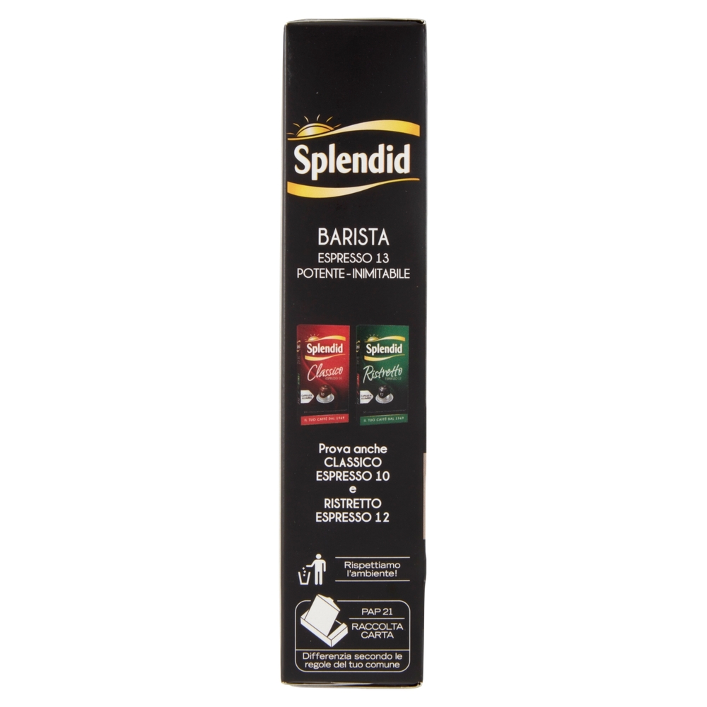 Splendid Barista Espresso 13 Capsule Compatibili con Macchine Nespresso* 10 x 52 g