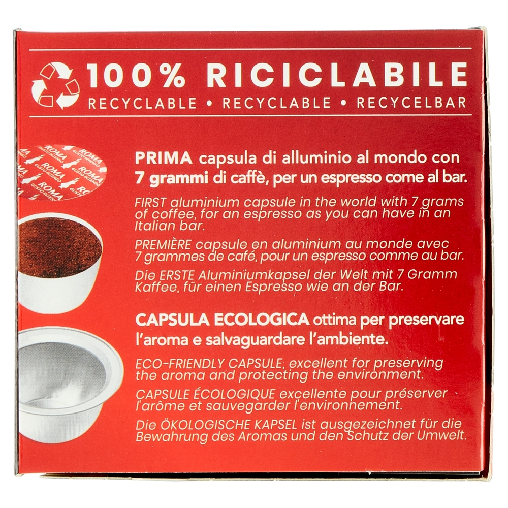 Bialetti Caffè d'Italia Espresso Bar Roma 16 Capsule 112 g
