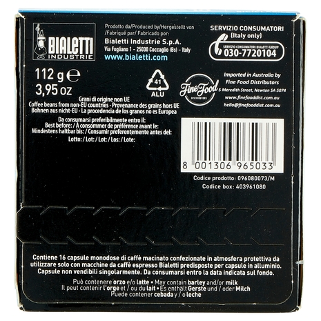Bialetti Caffè d'Italia Espresso Bar Napoli 16 Capsule 112 g