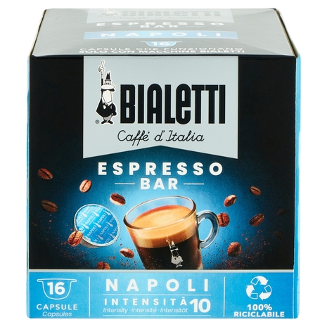 Bialetti Caffè d'Italia Espresso Bar Napoli 16 Capsule 112 g