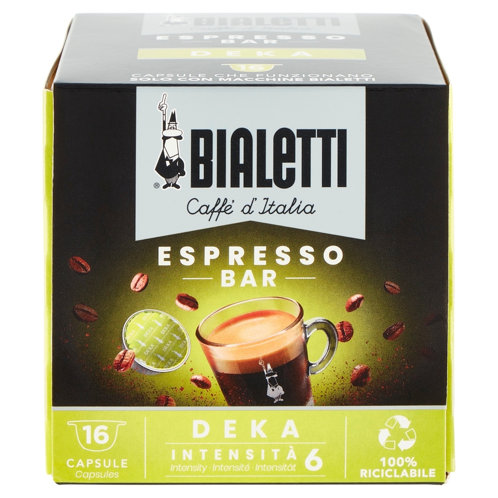 Bialetti Caffè d'Italia Espresso Bar Deka 16 Capsule 112 g